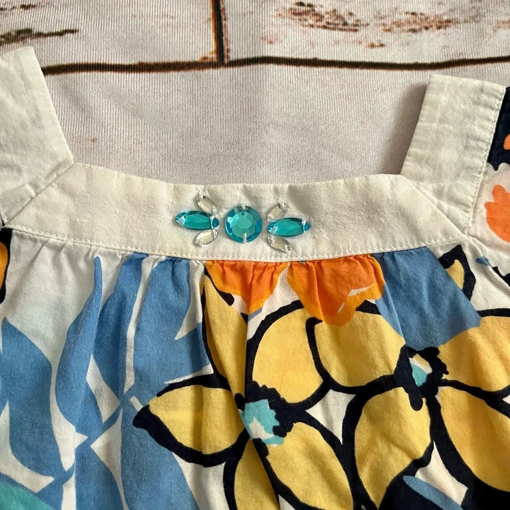 Rare vintage Gymboree poncho shaped floral top